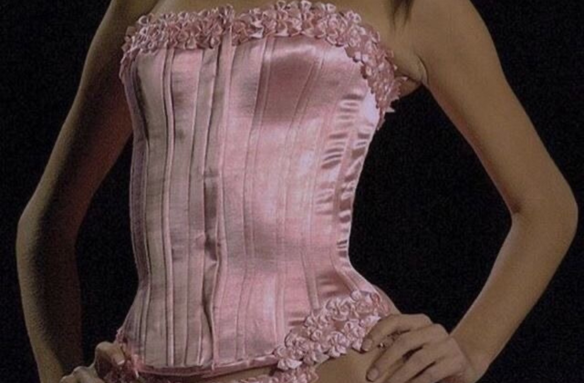 Barbie Strapless Lace Up Corset top