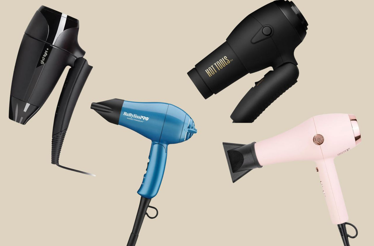 variety of the best travel hair dryers in 2024