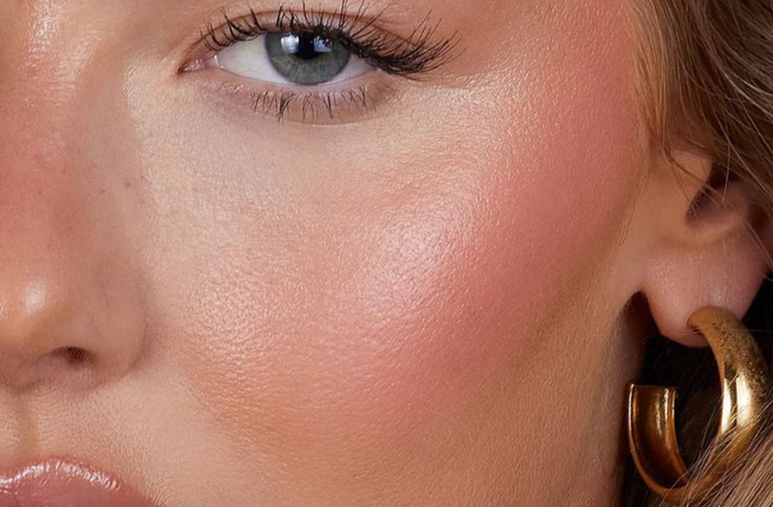 women wearing cream blush dewy