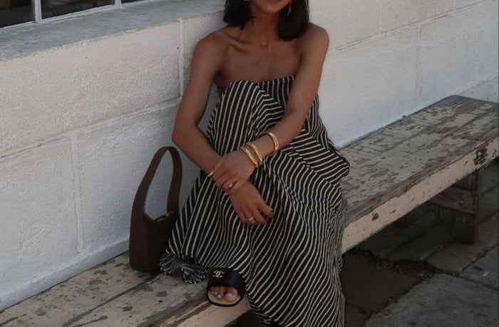 striped maxi dress for petite women pinterest style