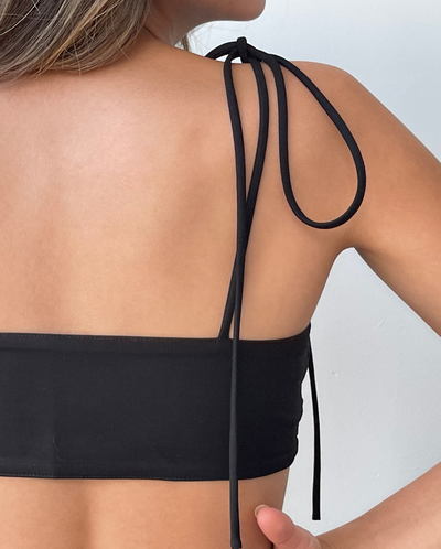 CECILIA TIE FRONT BRALETTE (SAMPLE SALE)
