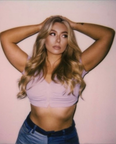 CHER RIBBED CROP TOP PURPLE (SAMPLE SALE)