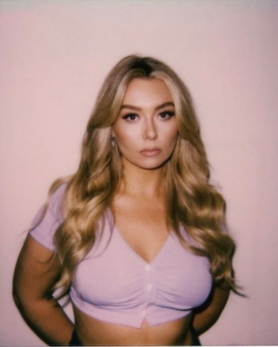 CHER RIBBED CROP TOP PURPLE (SAMPLE SALE)