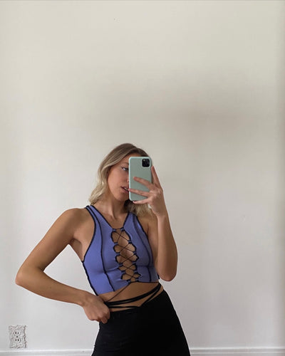 INFINITY CUT OUT TANK TOP (SAMPLE SALE)